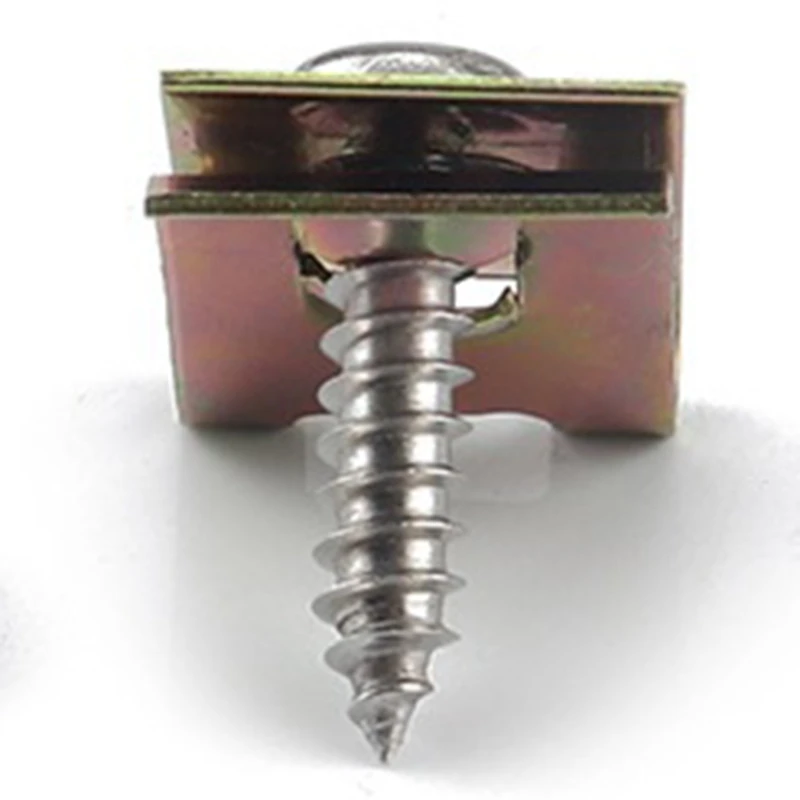 300 шт. бронзовый тон пружинный металлический зажим автомобильные крепежные