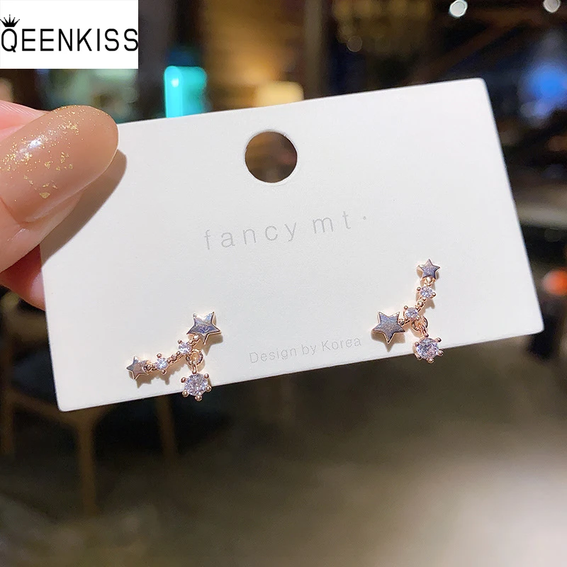 

Серьги-гвоздики женские из серебра 925 пробы с фианитами