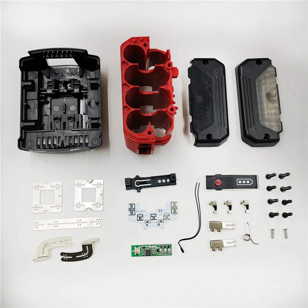 Battery Case Circuit Board LED Light Spring Set for Bosch 14.4V Li-ion Accessories | Электроника