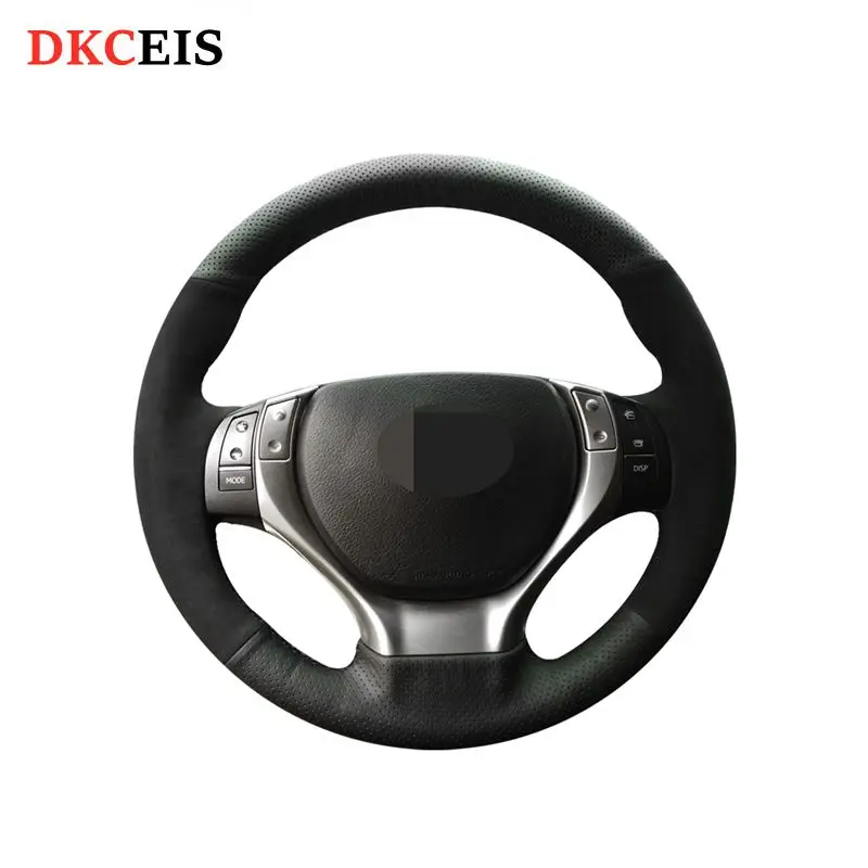 

Чехол на руль из черной замши для Lexus ES250 ES300h ES350 GS250 GS300h GS350 GS450h RX270 RX350 RX450