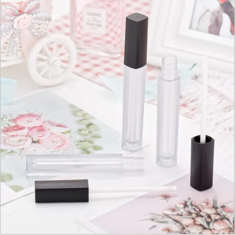 

Wholasale 5ml Empty Lipgloss Frosted Tubes Lipstick Tube Matte Bottle Lip Gloss Tubes bottle Makeup Packing Bottle 10/30/50pcs
