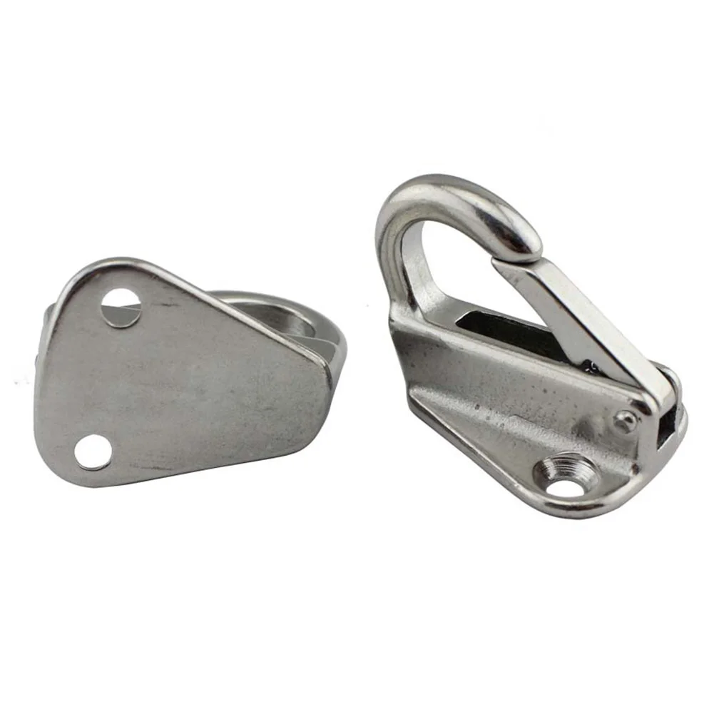 1 шт. из нержавеющей стали Пружинные закрытые крючки крыло защелкивающийся