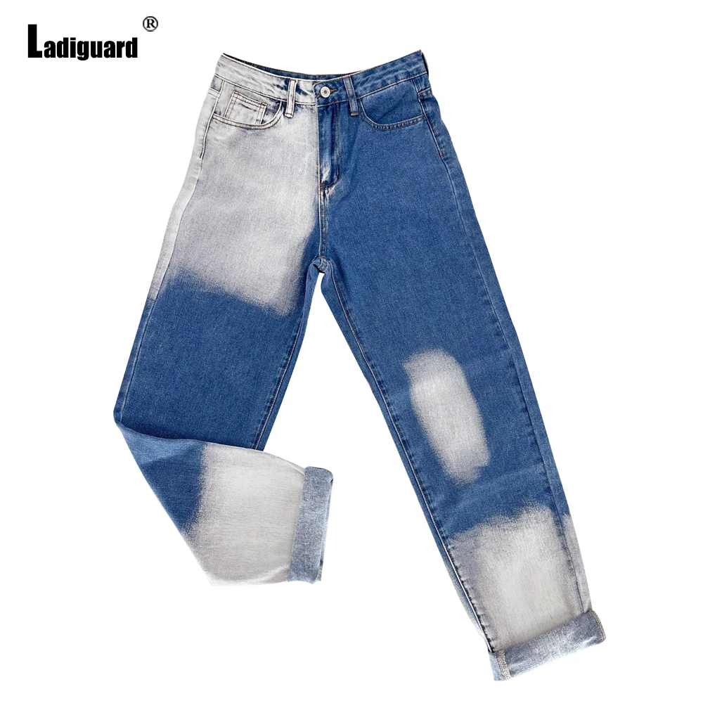 Women's High Cut Jeans Sexy Fashion Denim Pants Ladies Staight Leg Trouser Loose Vintage Jean Demin Pants Vaqueros Mujer 2022