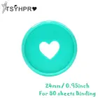 3050100 шт., сплошное кольцо для блокнотов, 24 мм