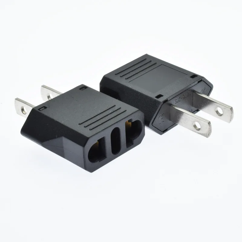 

Universal KR AU US To EU USA Euro Mini Adaptor Plug Russia America Australia Germany 2Pin Polarity Electrical Convert Power Plug