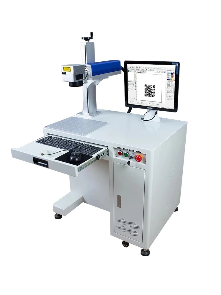 20W 30W 50W 60W 100W focusing auxiliary Rex laser source desktop metal and plastic fiber laser marking machine