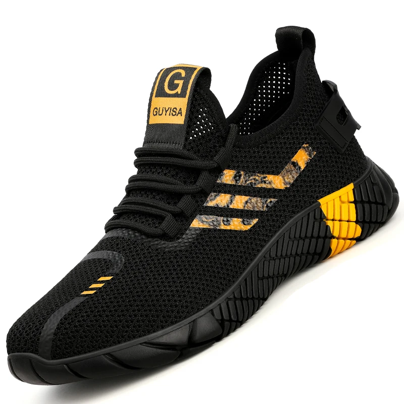 Кроссовки мужские рабочие со стальным носком легкие непрокалываемые