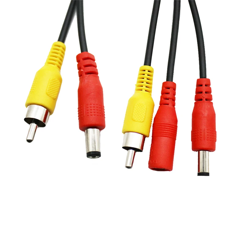 Автомобильный Удлинительный кабель YuanTing RCA Video DC 2.1 Power 2 в 1 6 м/10 м для системы