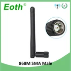 Антенна EOTH 868 МГц, 3 дБи, штекер sma, 915 МГц, lora antene pbx iot, модуль lorawan, приемник сигнала, антенна с высоким коэффициентом усиления, 1 шт.