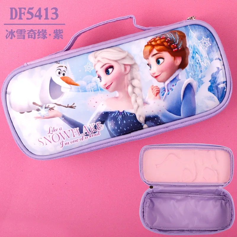 Case Cartoon Waterproof And Easy To Wipe Three-layer Large-capacity Cute Stationery Box Handbag Gift