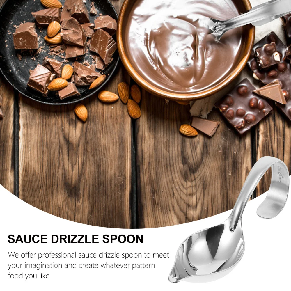 

Sauce Drizzle Spoon Household Culinary Precision Drawing Decorating Spoon