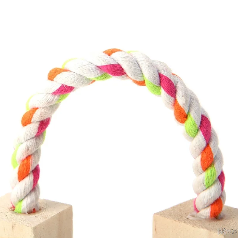 Pet играть тренироваться деревянные жевательные игрушки для домашних животных