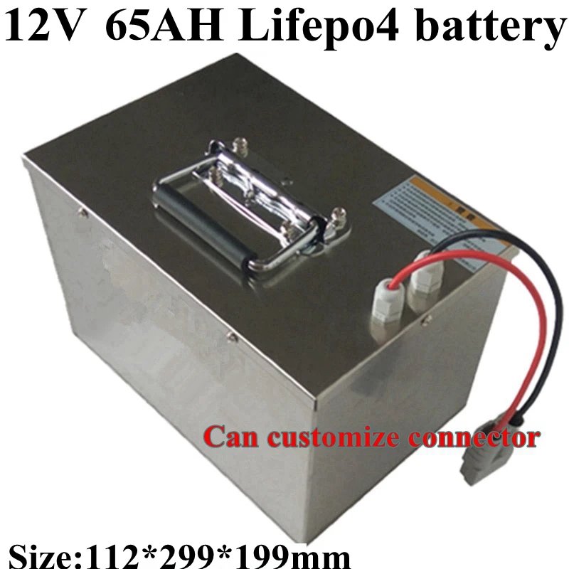 12V 65Ah 60Ah LiFepo4 аккумулятор для электрического мотоцикла Telecom резервного питания