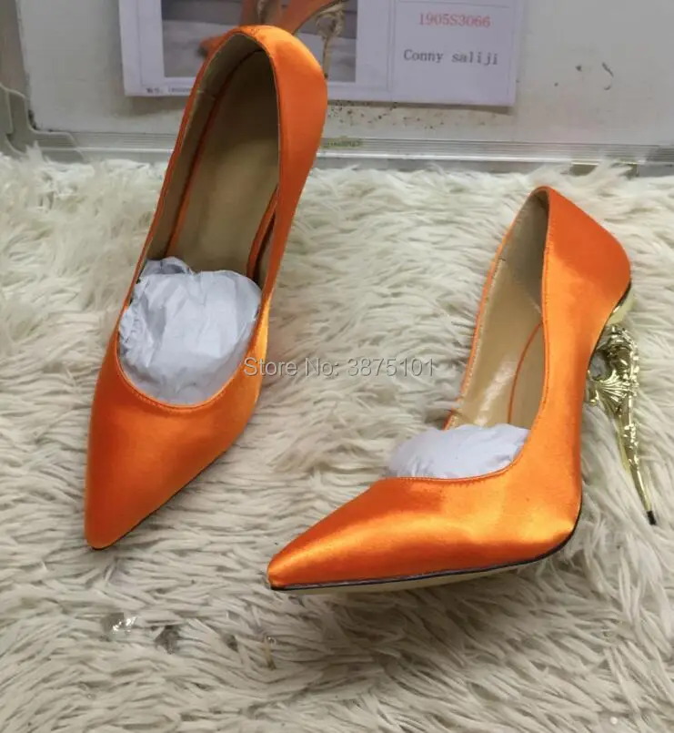 Новый дизайн гламурные женские туфли-лодочки на высоком каблуке из красного