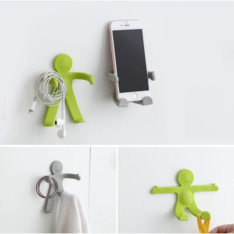 Гибкий прекрасный крючок для зубной щетки настенный держатель вязания крючком