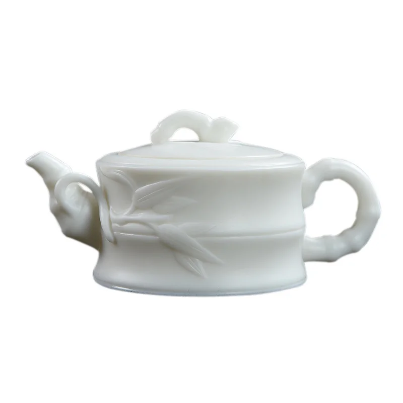 

Teapot-Set Porcelain Tea-Pot Whiteware Ceramic Tieguanyin Jade Handmade Entirely