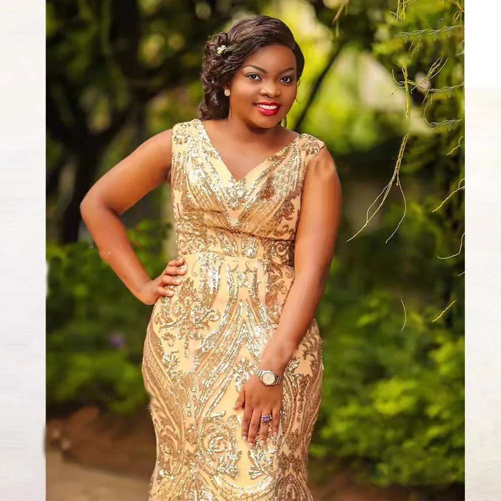 Многоцветная блестящая ткань в американском стиле для вечернего платья