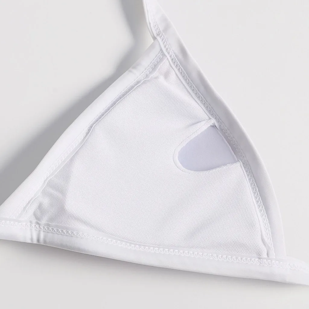 Комплект бикини пуш-ап 2020 женское сексуальное на бретельках с принтом подушка