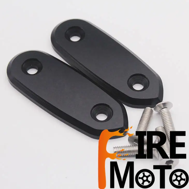 Мотоцикл с ЧПУ зеркало заднего вида модифицированный держатель крышки адаптеры