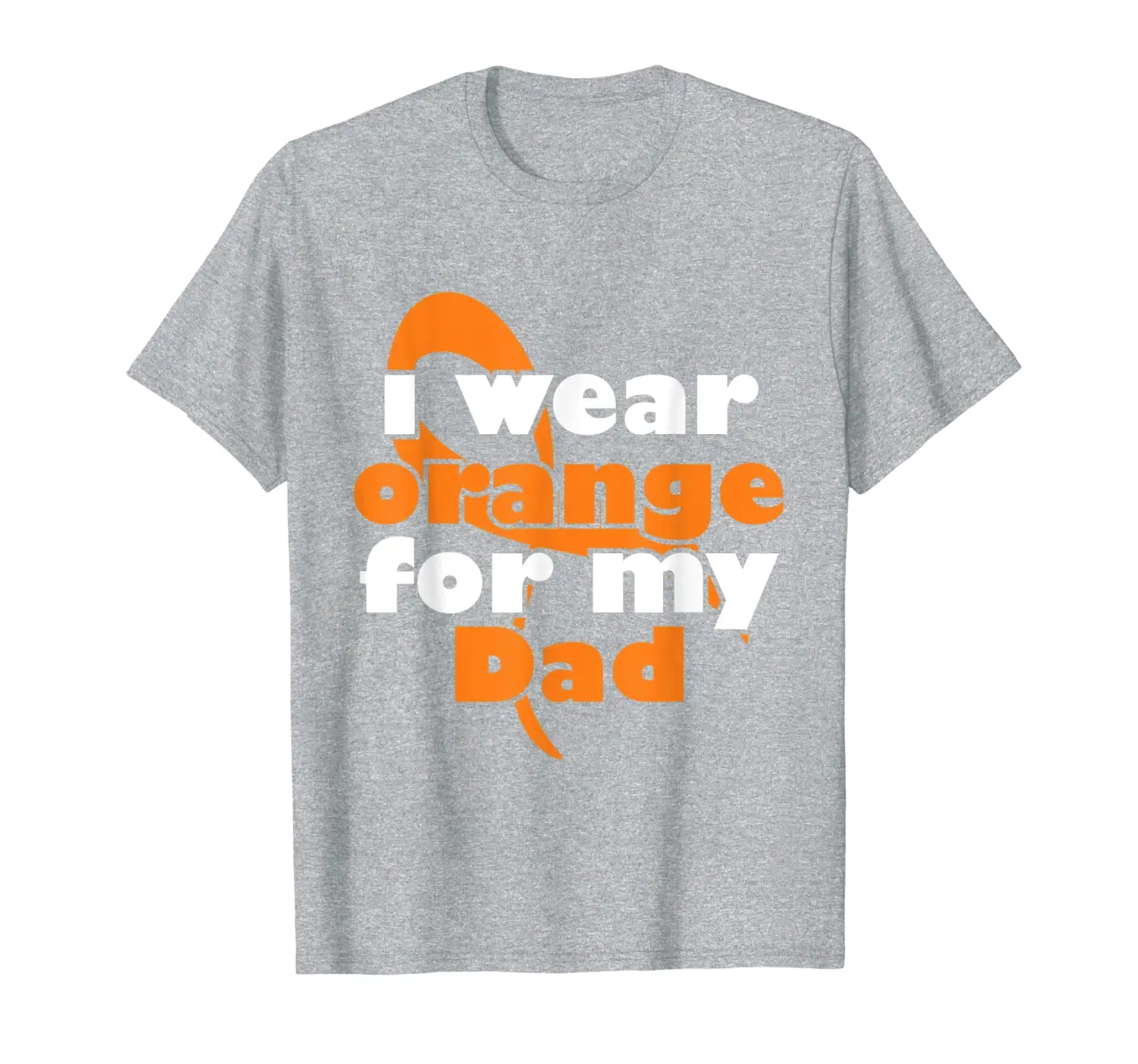 

Leukemia Ribbon Orange Awareness Apparel I Chemo Cancer Gift T-Shirt