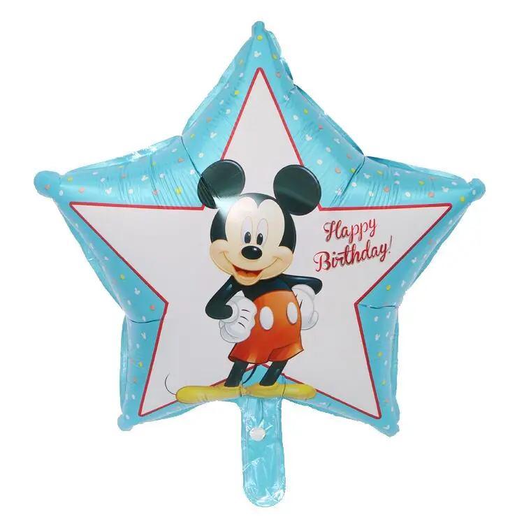 Mickey Фольгированные шары с Микки и Минни Маус больших размеров, 1 шт., украшения для вечеринки в честь Дня Рождения, Детские вечерние шары - Цвет: Mickey
