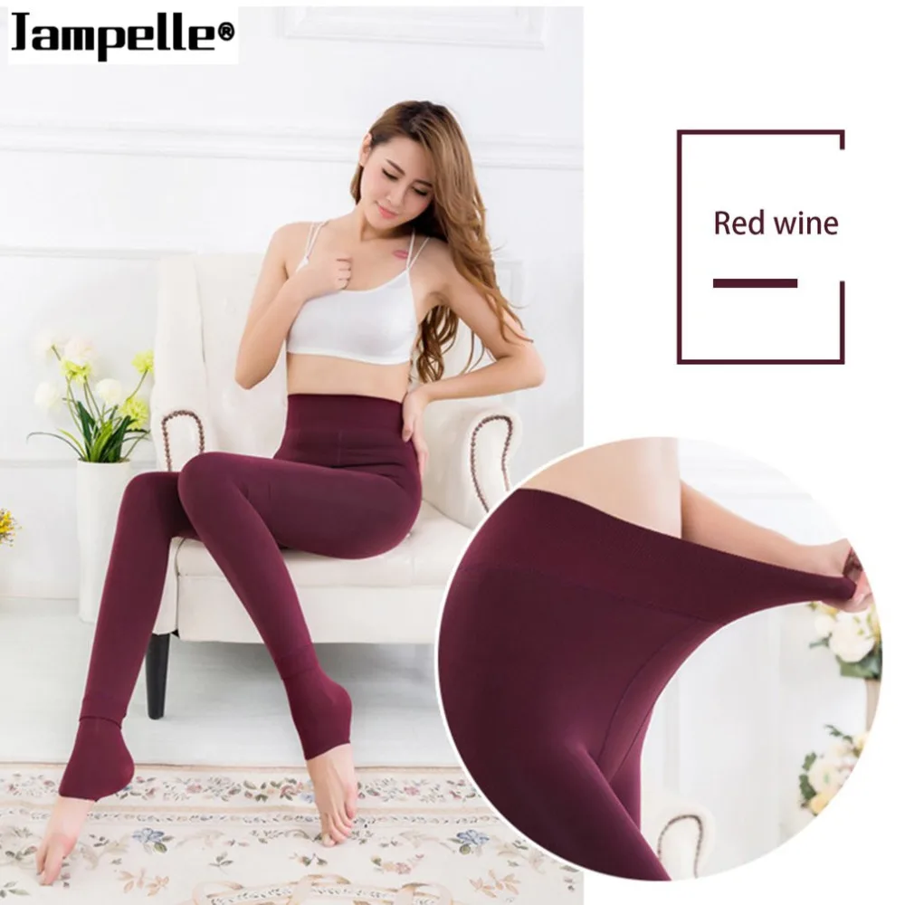 Winter Warmth Plus Thick Leggings High Elasticity Slim Fit Women Velvet Legging with Heels Size 7 Colors to Choice | Женская одежда