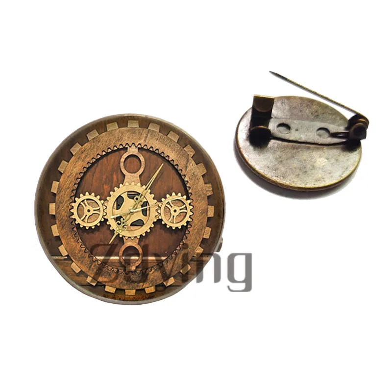 Брошь в стиле ретро 20 мм/25 мм с кабошоном | Украшения и аксессуары
