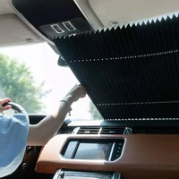 retractable car window sunshade curtain uv protection visor folding auto cover