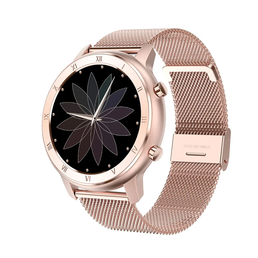 

Reloj inteligente completamente tctil para mujer, Smartwatch resistente al agua IP68, multiseguidor de actividad/deporte,