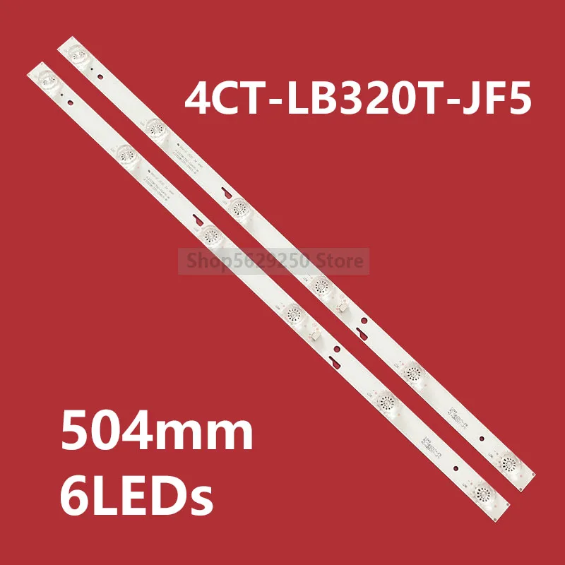 

2Pcs x LED Backlight for JL.D32061330-004GS-M 004AS 057GS 4CT-LB320T-JF5 4C-LB320T- GY6 JF3 JF4 035-320-3030-GC