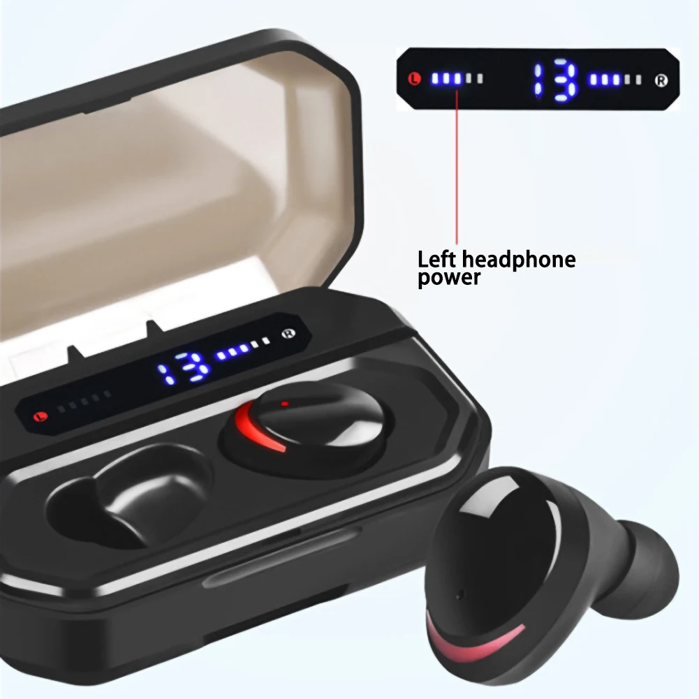 Для F8 TWS Bluetooth 5 0 наушники стерео водонепроницаемые вкладыши спортивные настоящие