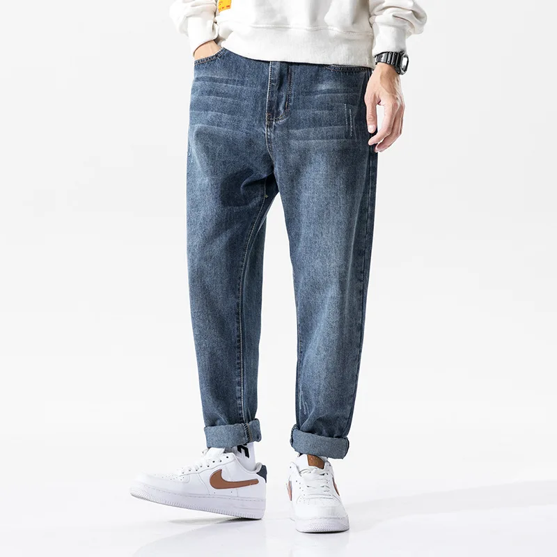 

2021 Spring and Fall Fashion Trend Men's Jeans, Retro Casual Comfortable Stretch Fashion Jeans NZKA26