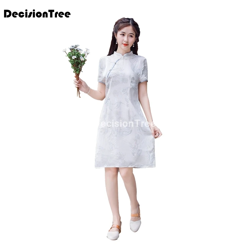 

2022 chinese dress classic women qipao oriental dress sexy high slit chinese dress cheongsam chinese traditional dress