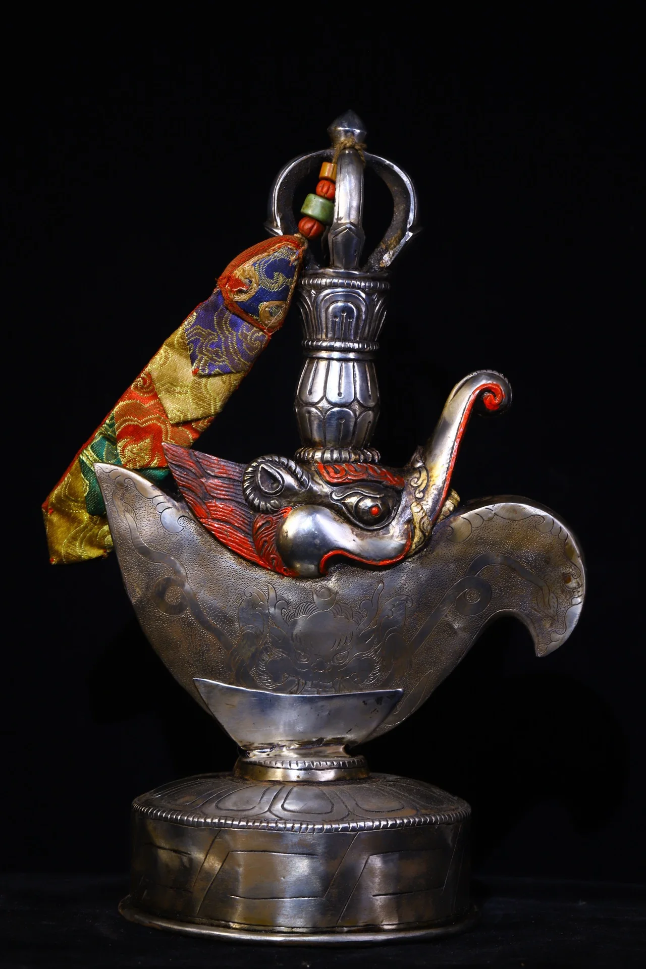 

14-дюймовый Тибетский храм, старые трусики, ручной ритм, слон, нос, Dorje Vajra Phurpa, комплект городского дома, экзорцизм, защита от злых духов