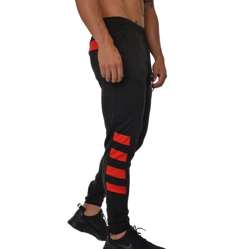 Мужские спортивные штаны для бега фитнеса повседневные облегающие спортивная
