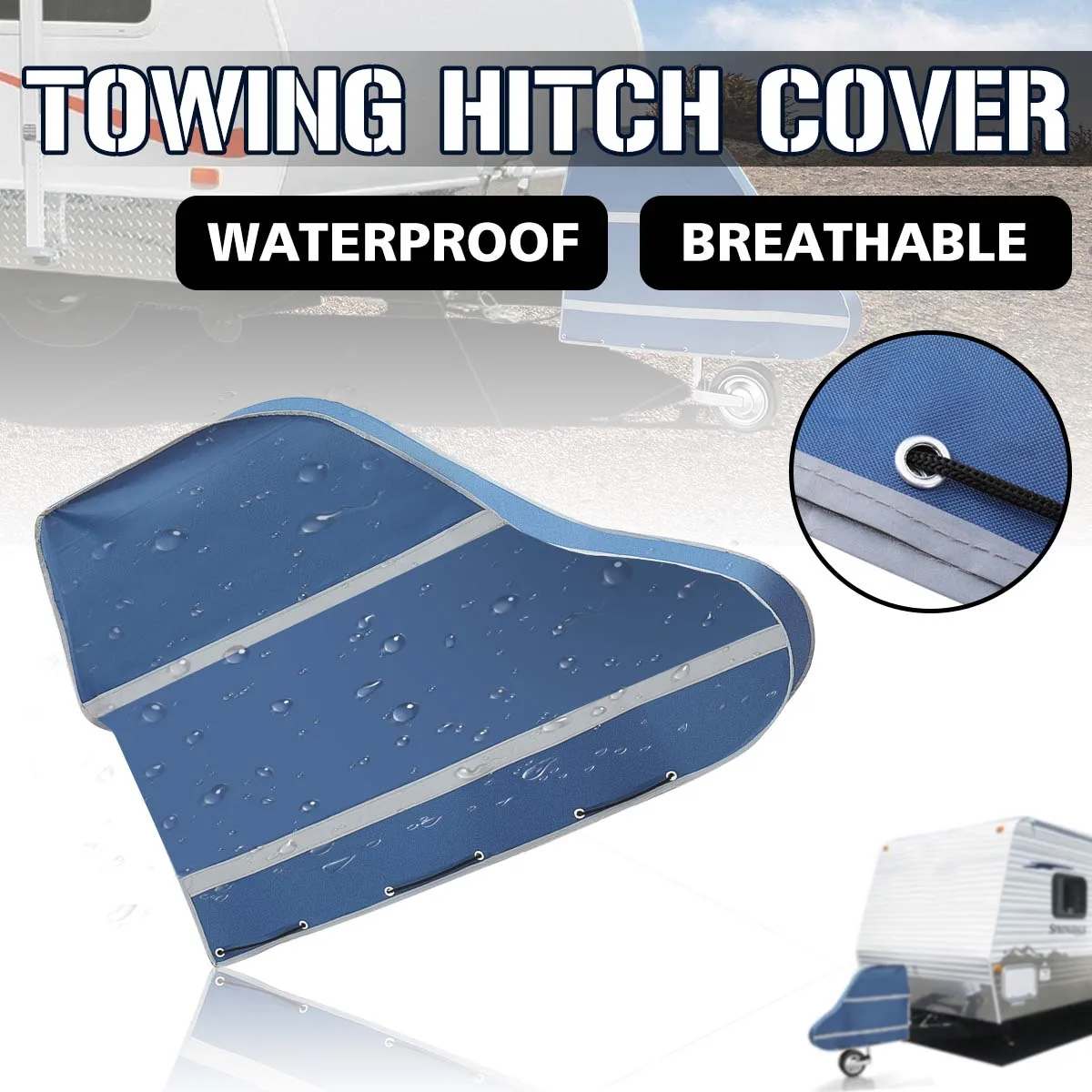 

Universal Waterproof Caravan Trailer Towing Hitch Cover Tow Ball Coupling Lock Covers Dustproof For RV Motorhome