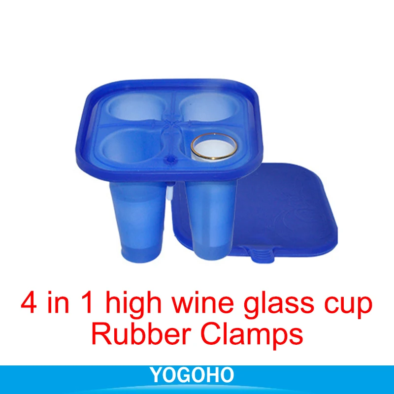 4 in 1 wine cup 3D сублимационный принтер аксессуары обертки для бутылок кружка резиновые зажимы приспособление вакуумный насос печатная плата силиконовый вакуумный лист - Цвет: 4 in 1 wine cup
