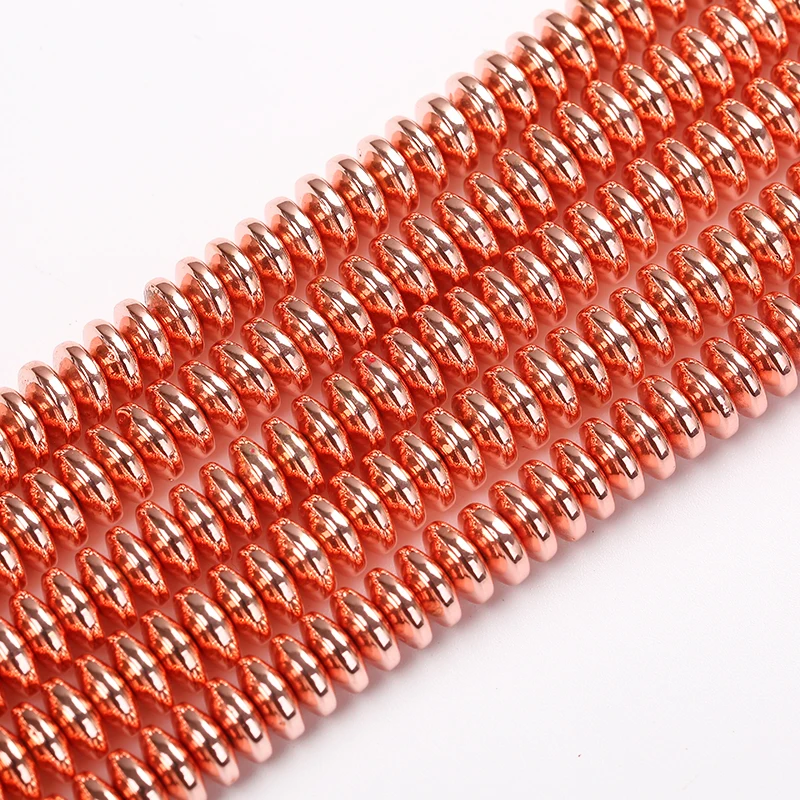 Гематит из розового золота 4 6 8 мм размер на выбор для браслета ожерелья свободные