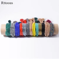 rttooas multicolor crystal tassel bracelet for women pulseras mujer moda 2022 fashion female jewelry armband gifts
