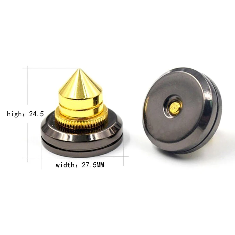 Hi End 4 комплекта 28 мм динамик медный шип изоляция ударопрочный стенд колонки