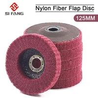 5 125mm nylon fiber flap polishing wheel disc 320grit for angle grinder for wood metal buffing 2 10pcs