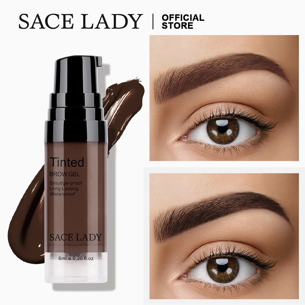 SACE LADY Long Lasting Eye Liner Pencil Waterproof Eyebrow Gel Black Eyeliner Tint Paint Makeup Brush Set Cosmetic Wholesale | Красота и