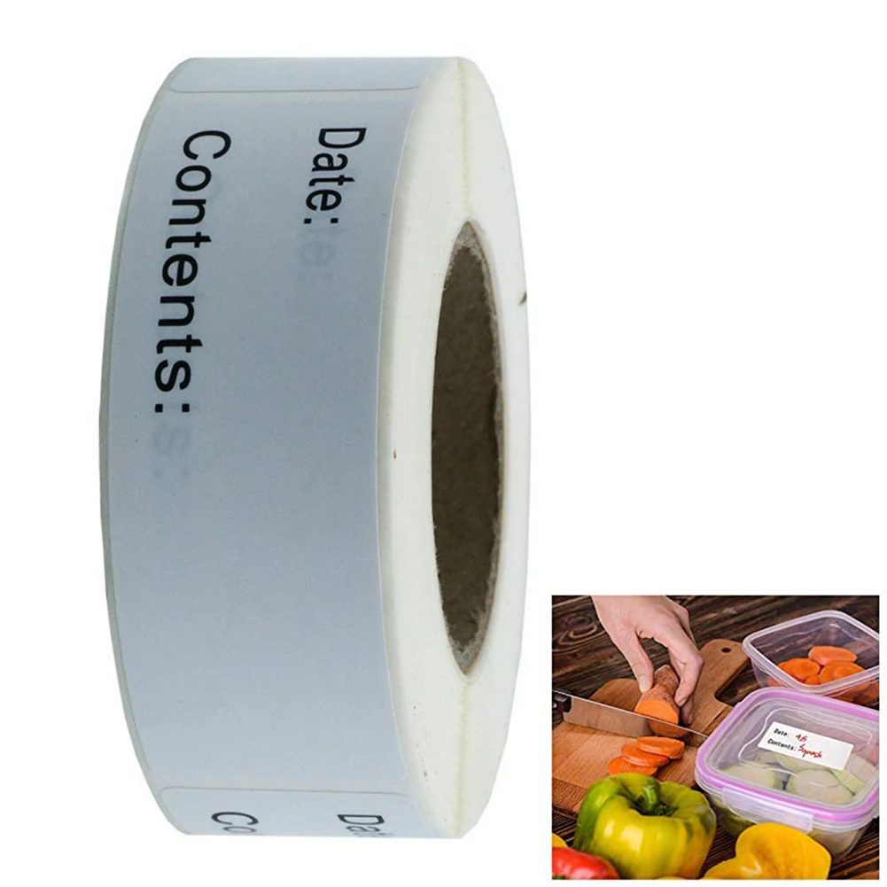 Самоклеящиеся съемные этикетки для холодильника хранения еды наклейки