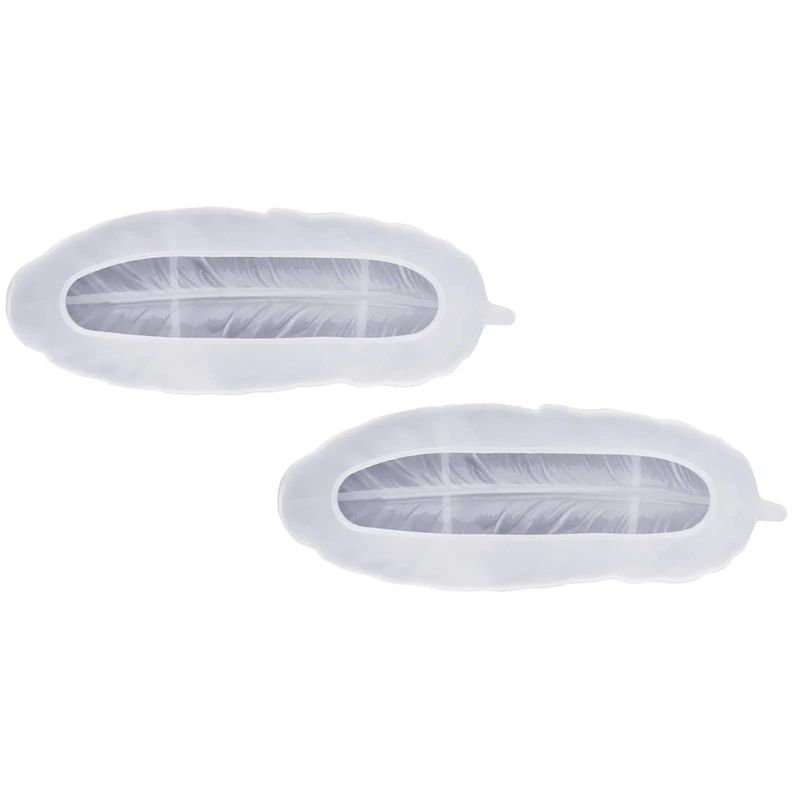 

Форма для подноса из смолы, силиконовая форма в форме пера, форма для браслета из смолы, форма для подноса для ювелирных изделий «сделай сам»...