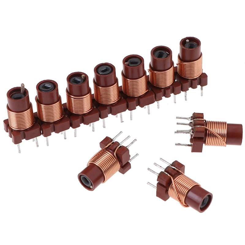 

10pcs New 12T 0.6uh-1.7uh Adjustable High-Frequency Ferrite Core Inductor wholesale