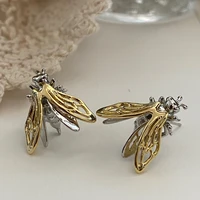 earrings womens long personality fashion earrings temperament earrings silver needle jewelry smart insect earrings