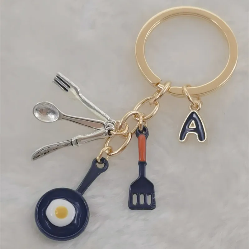 Брелок шеф-повара сковорода для жарки яиц симпатичный брелок игрушка подарок