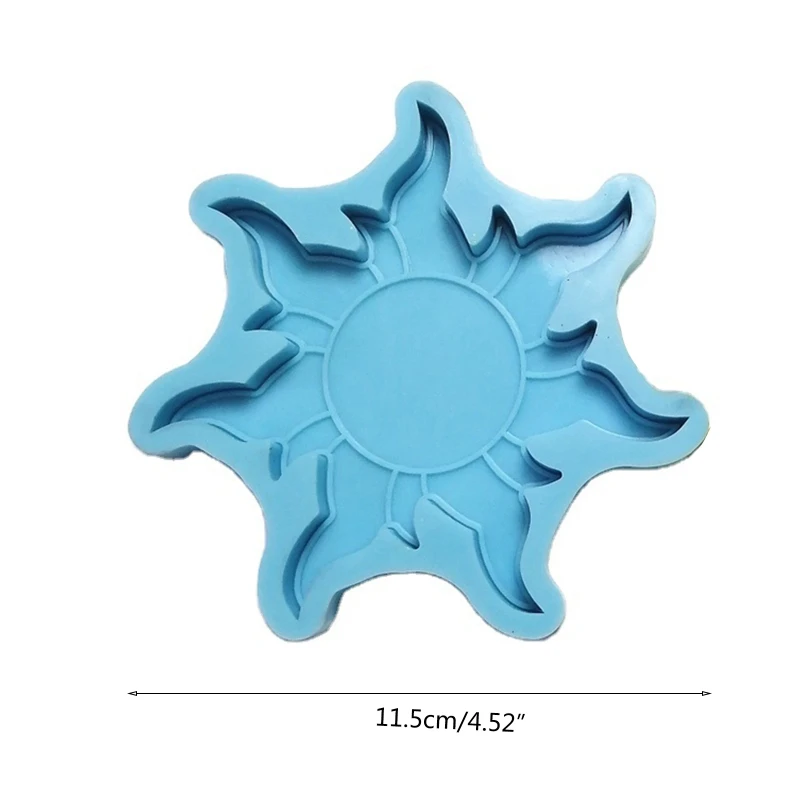 

1 Pc Crystal Epoxy Resin Mold Coaster Casting Silicone Mould DIY Crafts Jewelry Cup Mat Making Tools