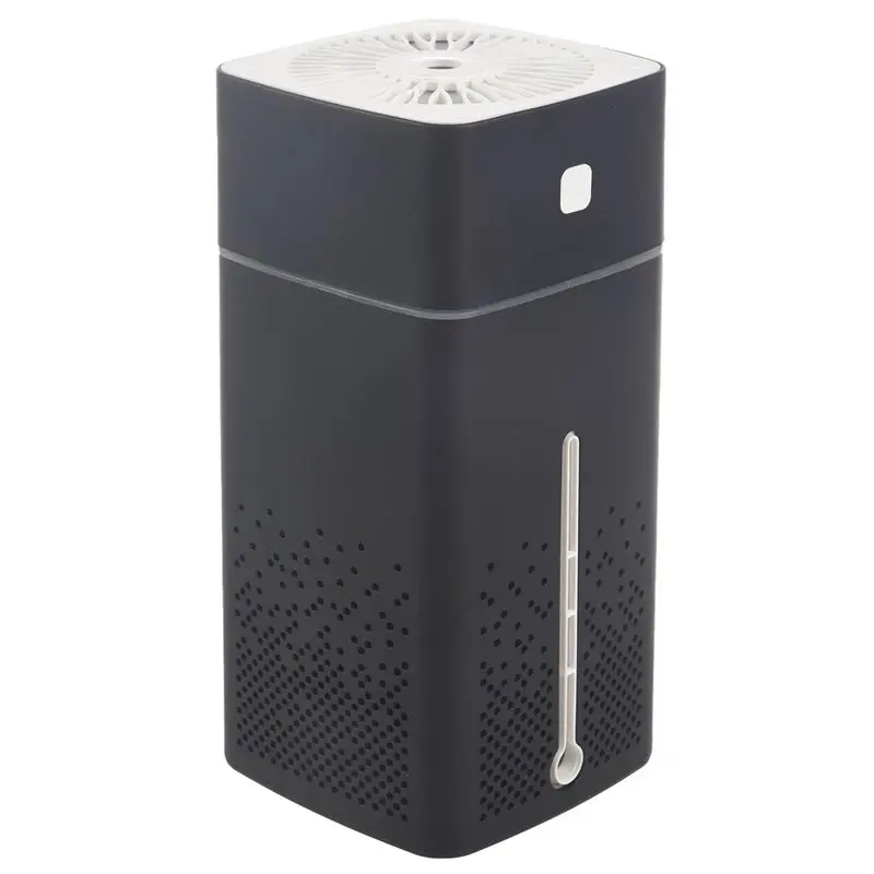 

1000Ml Air Humidifier Ultrasonic Usb Diffuser Aroma Essential Oil Led Night Light Mist Purifier Humidifier Black