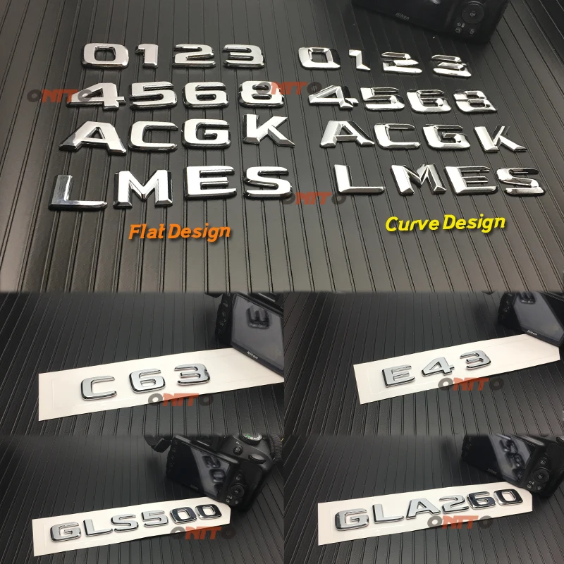 

car stickers Gloss Glossy Rear Trunk Letters Number Badge Emblem Emblems for A C E GLE GLA CLS CLA S Class 4MATIC